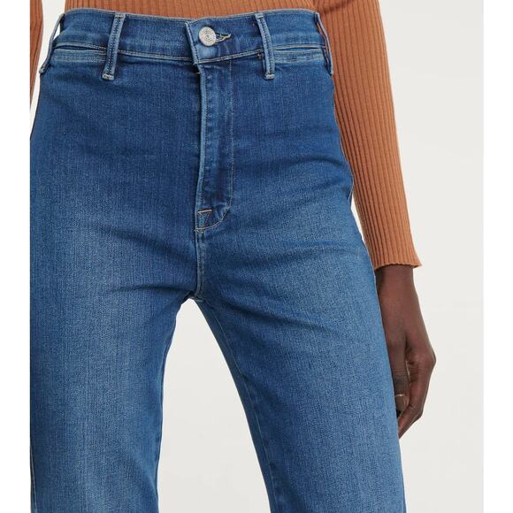 FRAME Le Sylvie Crop High-Rise Slim Straight Jeans Women’s Size 28 - Picture 13 of 13